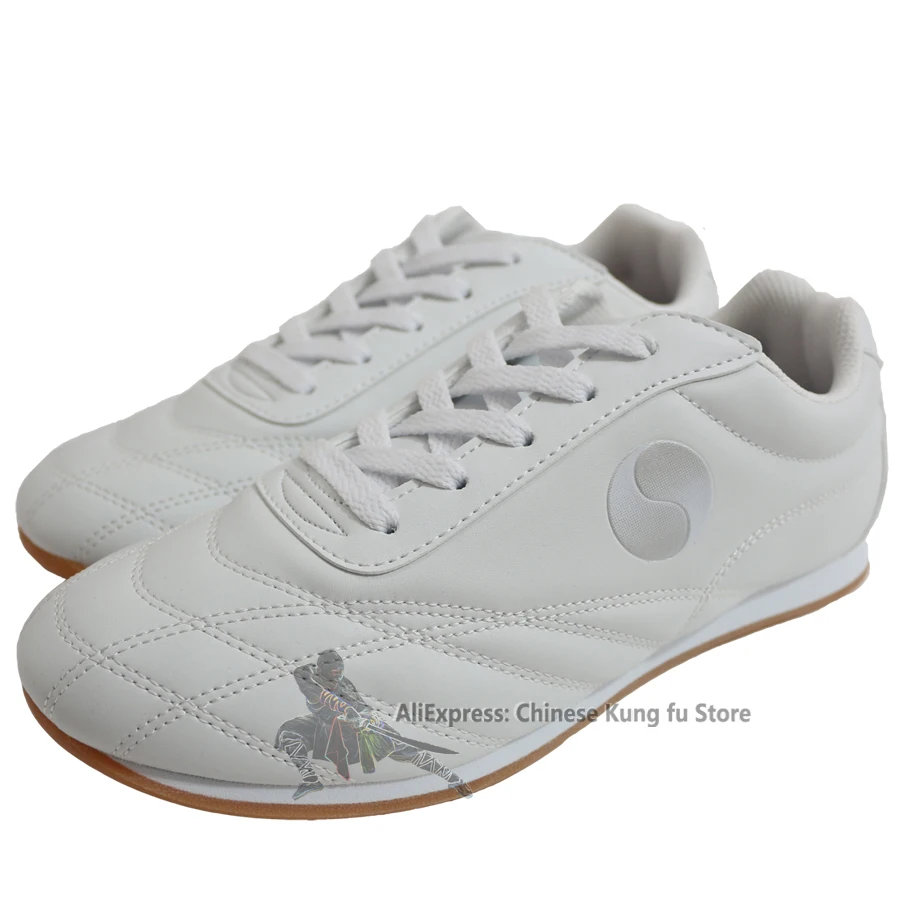 Tai Kung Professional Chi fu Shoes Wushu Martial arts Wing Chun Sports Sneakers Simple Pattern smile