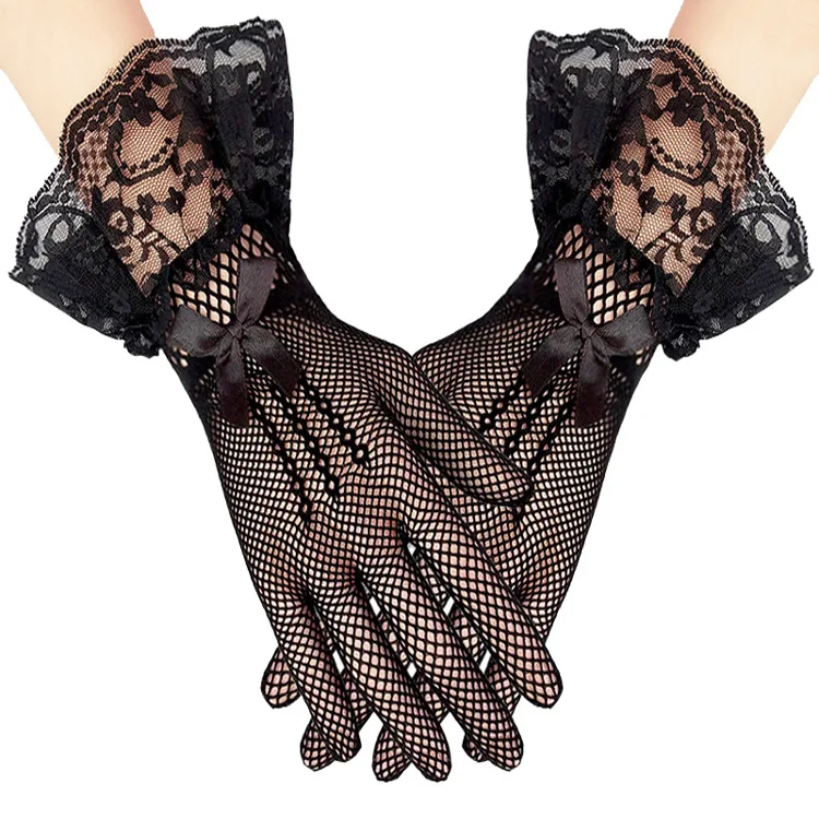 Piece Set Necklace 3 Gloves Hat Vintage Fascinators for Women Ascinator Hats for Women Wedding and Church Headband smile