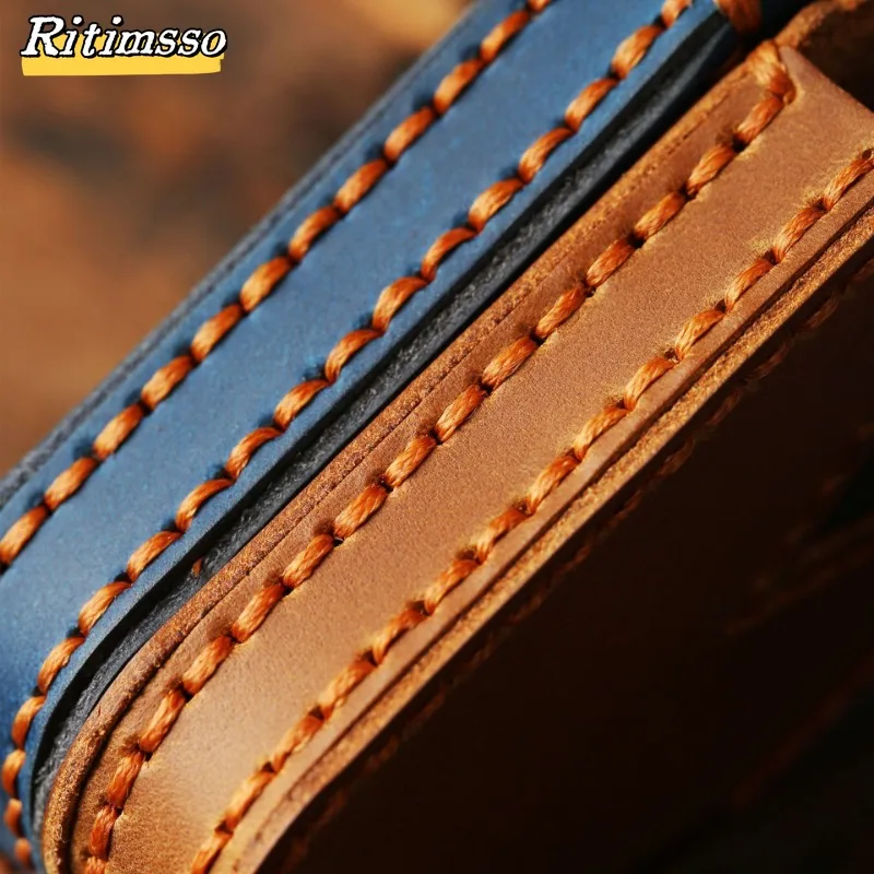 ddmysmile 7 Key Or 5 Buttons For Hyundai Grandeur Gn7 Kona Ev 2023 Keychain Leather Car Key Case Car Romote Key Fob Cover Accessories Smile