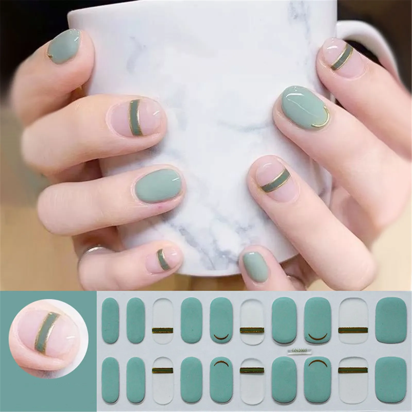 Transfer Water Nail Decals Words Autumn And Winter Nail Polish Oil Film Nail Care Sticker Autumn And Winter Summer Nail Stickers smile