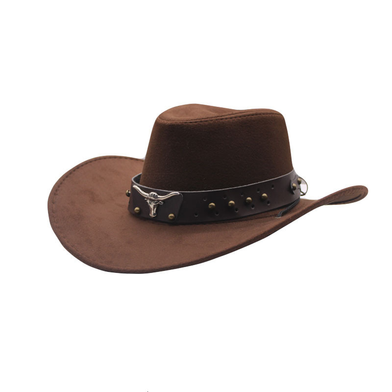 Wide Brim Hats Bucket 2 Size Women Men Hollow Western Cowboy Hat With Tauren Belt Winter Autumn Jazz Outback Toca Sombrero Cap 5658CM 230504