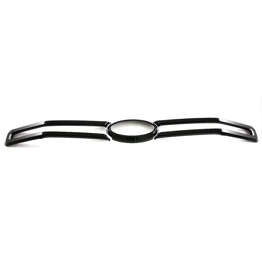 for Ford Ranger WILDTACK, XTL ,XL, XLS 2023 2024 Car Exterior Front Center Grill Grille Strip Molding Trim ABS Plastic 4pcs