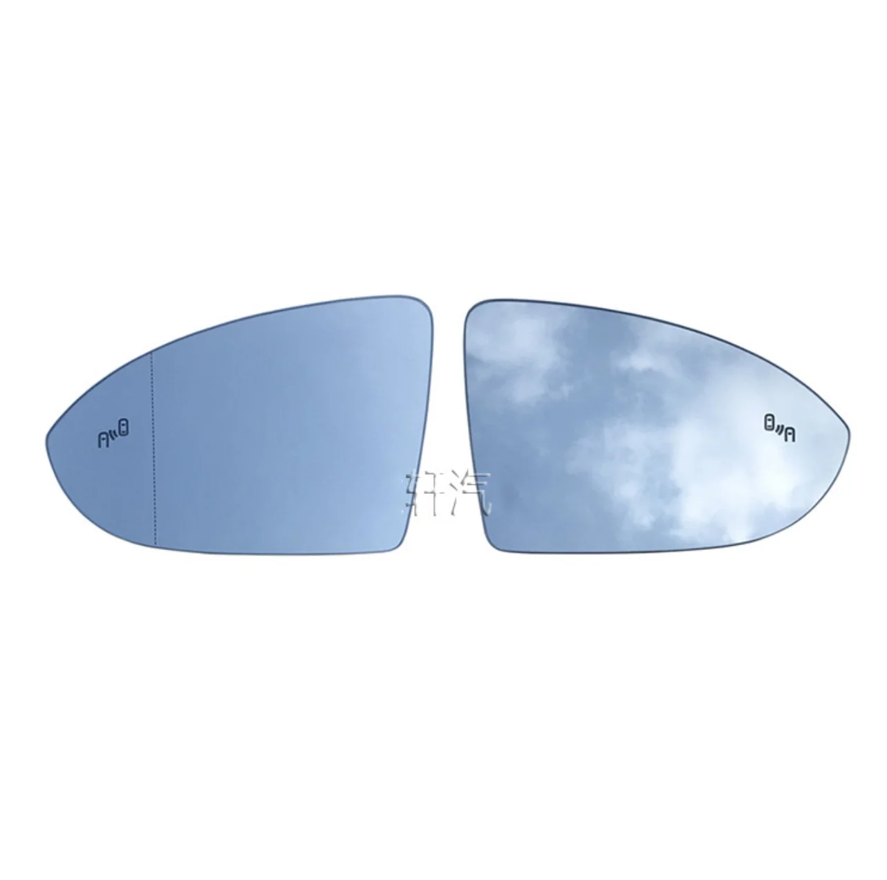 Heated Side Rear Mirror Glass blind spot assist For VW GOLF 7 7.5 VII GTI MK7 GTD GTE R-line 2013-2020 Left Right