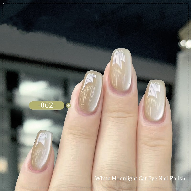 Porcelain White Magnetic Cat Eye Gel Nude Color Sparkling Glitter Semi Permanent Nail Art Soak Off LED UV Gel Nail Varnishe