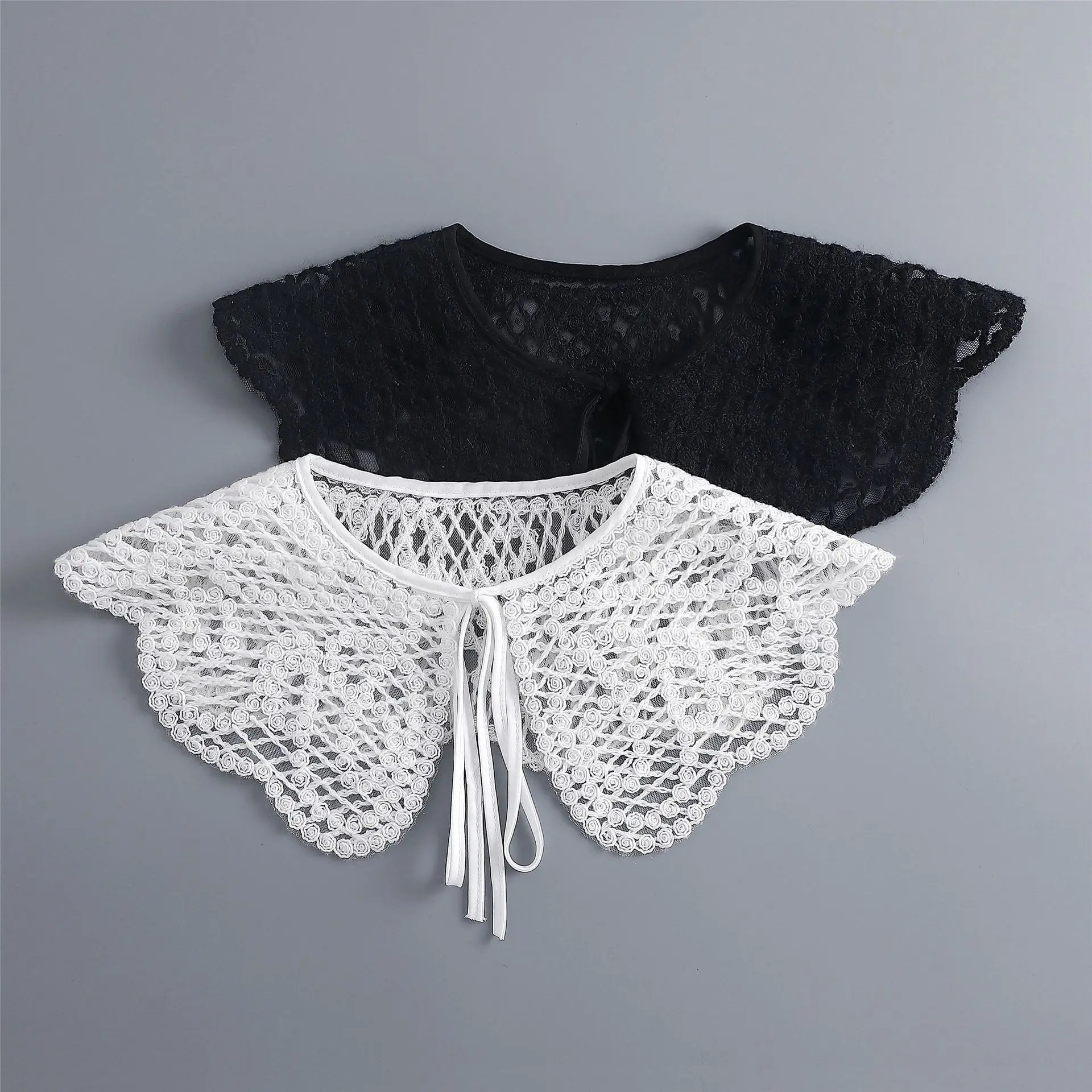 Scarf Collar New Fake Shawl Women's ddmysmile Shirt False Collar Vest Decorative Girls Shirt Detachable Collar Scarf Short Shawl Fuax Cols Smile