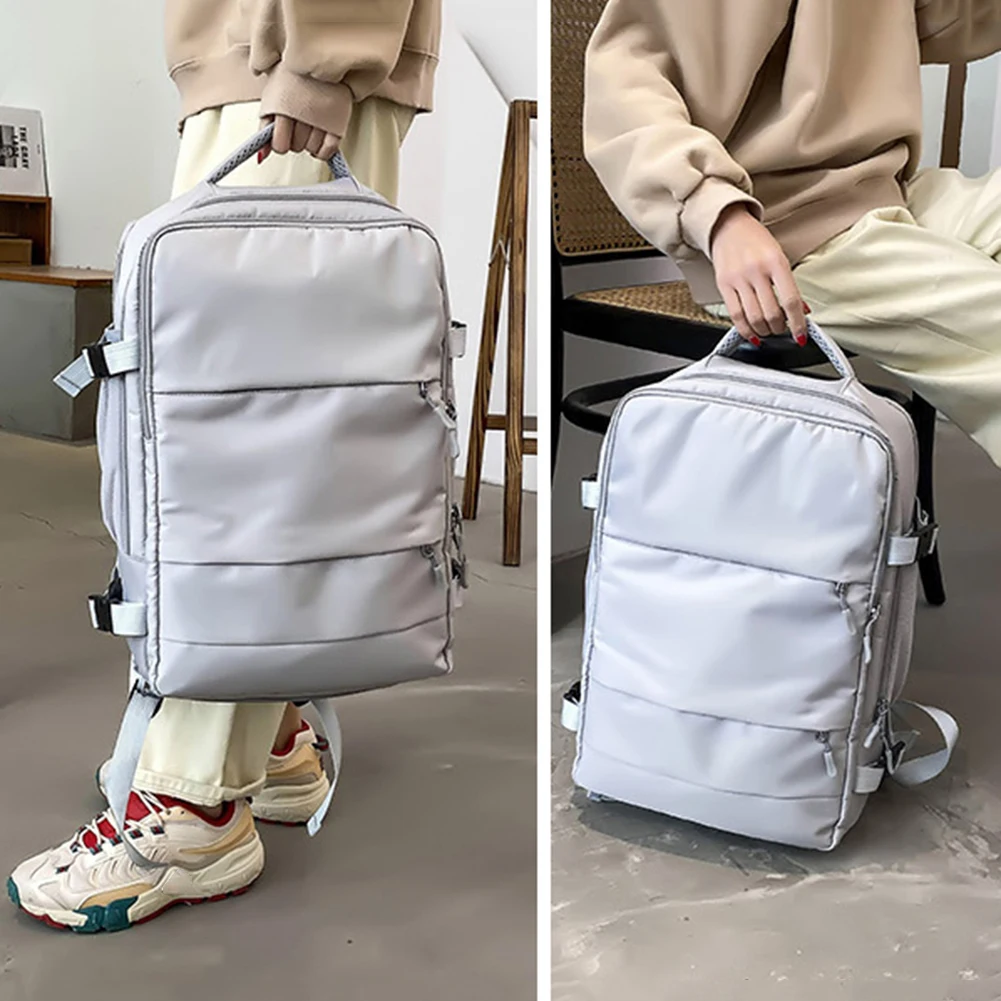 Shoulder Large Capacity Women Travel Backpack Lady Weekend ddmysmile Sports Yoga Lage Zipper Bags Airplane Crossbody Bag Smile