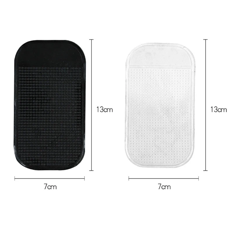 Dashboard Car 5/10Pcs Universal Anti-Slip Mat Mount Pad Car Sticky Mat for Mobile Phone Car Gadgets Auto Interior Accessories smile