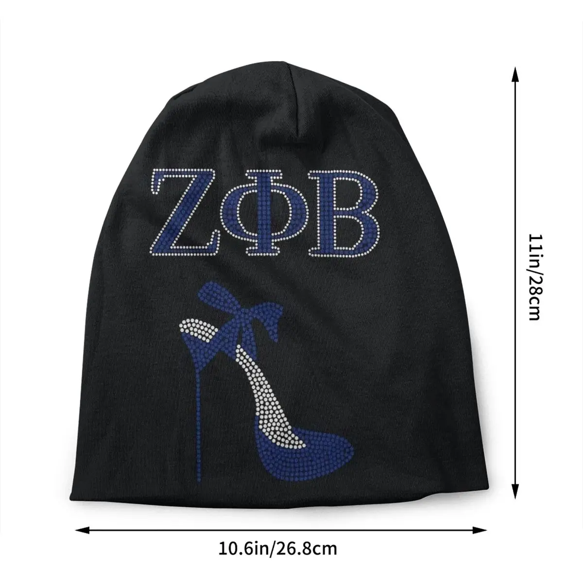 Zeta Phi Beta Sorority Skullies Beanies Caps Streetwear Winter Warm Men Women Knit Hat Adult Greek Letter 1920 Bonnet Hats