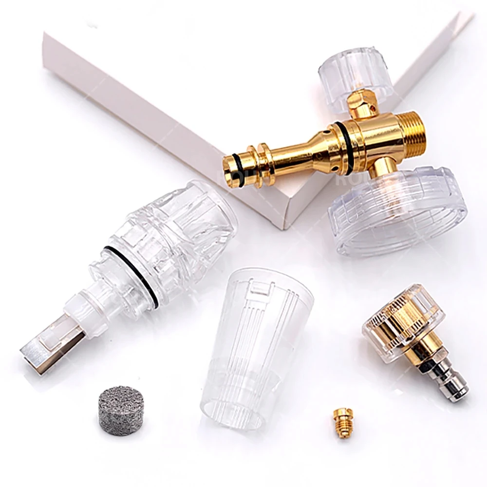 Alloy Snow Foam Lance 1L Car Foam Lance for Karcher Car Pressure Foam Gun Nozzle Car Clean Wash Tool Shampoo Sprayer Car Washer