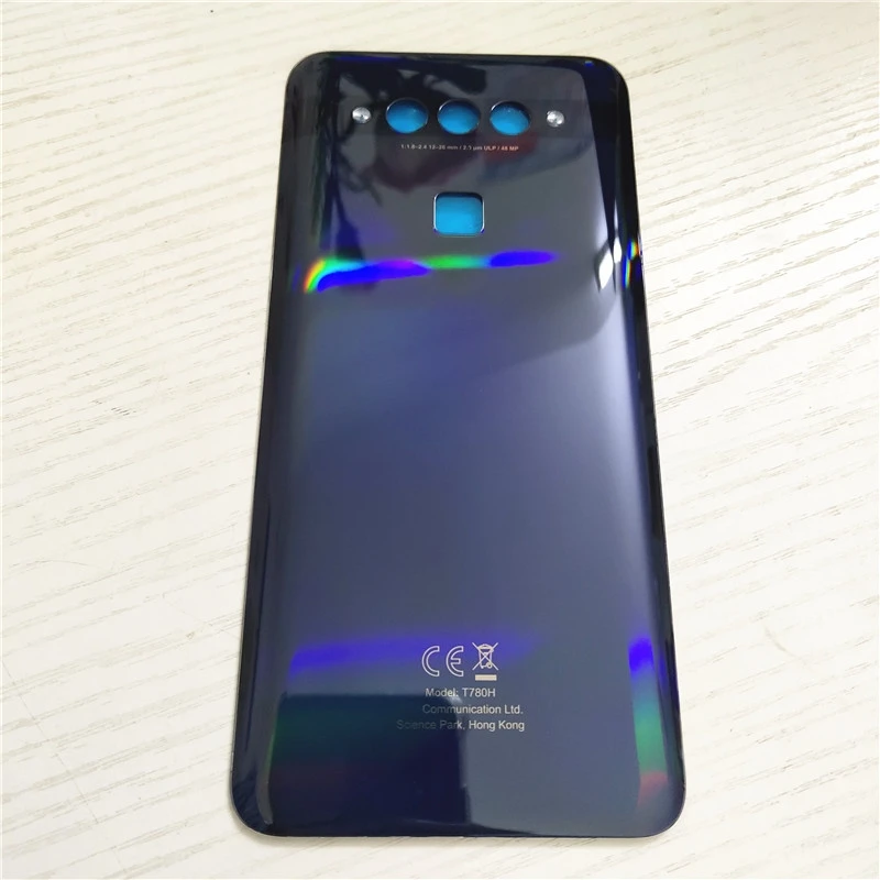 For TCL Plex T780H Back Battery Cover Door Housing Case Rear Glass + Adhesive Sticker Parts Replacement