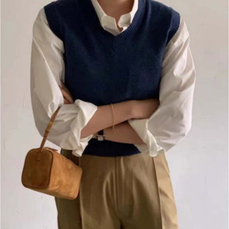 Donna-In First Layer Cowhide Mini Suede Handbag Real Leather Square Pen Container Bag For Women Suede Zipper Style Thread