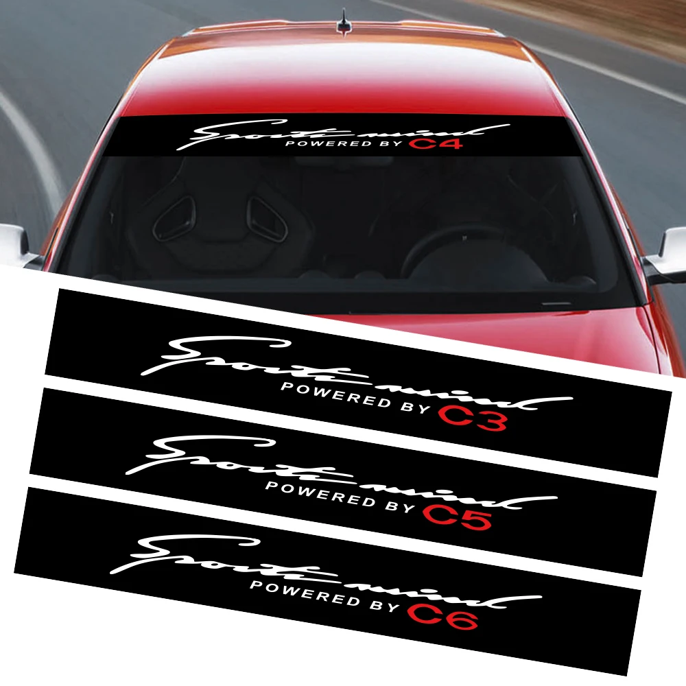 Car Front 2025 Windshield Stickers For Citroen C1 C2 C3 C4 C4L C5 C6 C8 C-ELYSEE new VTS C-CROSSER JUMPY NEMO XSRAR BERLINGO Picasso