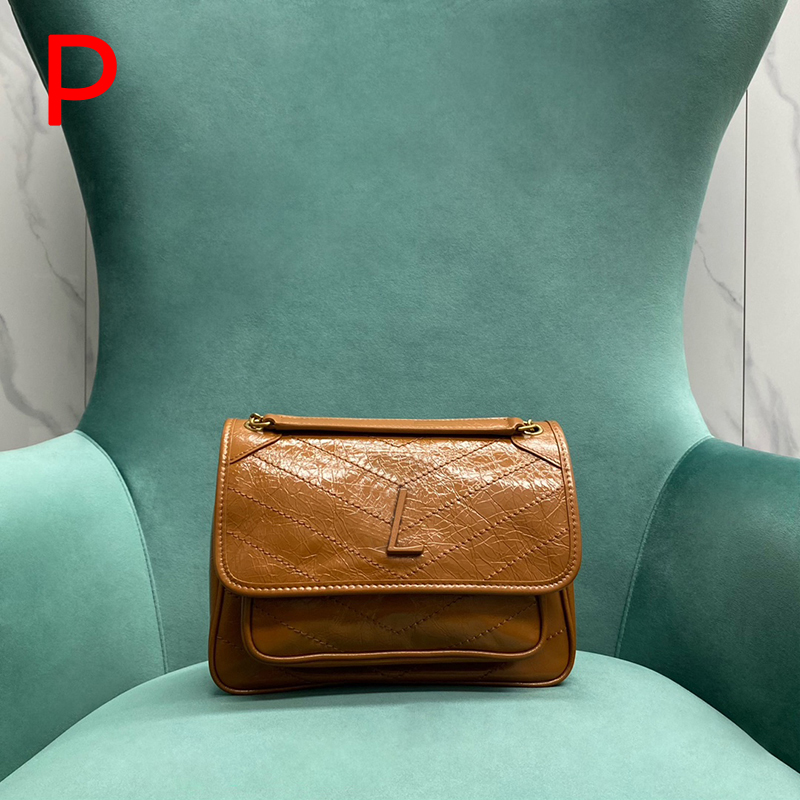 10A mirror quality luxury calf leather chain bag designer 21CM crossbody designer bag women's shoulder bag designer with box YY037A