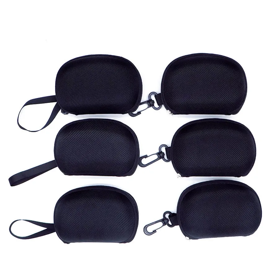 KLASSNU Folding Reading Glasses Case Portable Lightweight EVA Zipper Case Men Women Unisex Folding Sunglasses Box Oxford Fabric