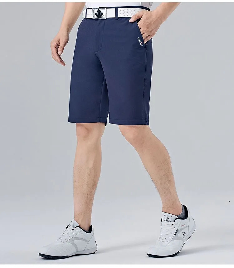 Golfist Golf Mens Shorts Summer Solid Refreshing Breathable Trousers Comfortable Cotton Casual Clothes Sportswear 240401