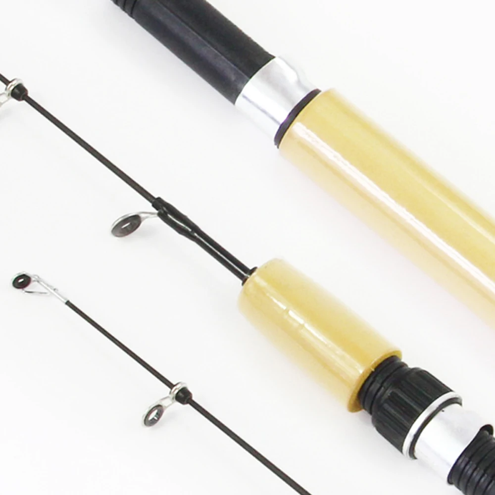 Pcs Ultra Short 1 Winter Fishing Ice Rod Easy To Install Fishing Boat Fishing Rod Portable ddmysmile Solid Rod, Winter Fishing Rod Smile ,