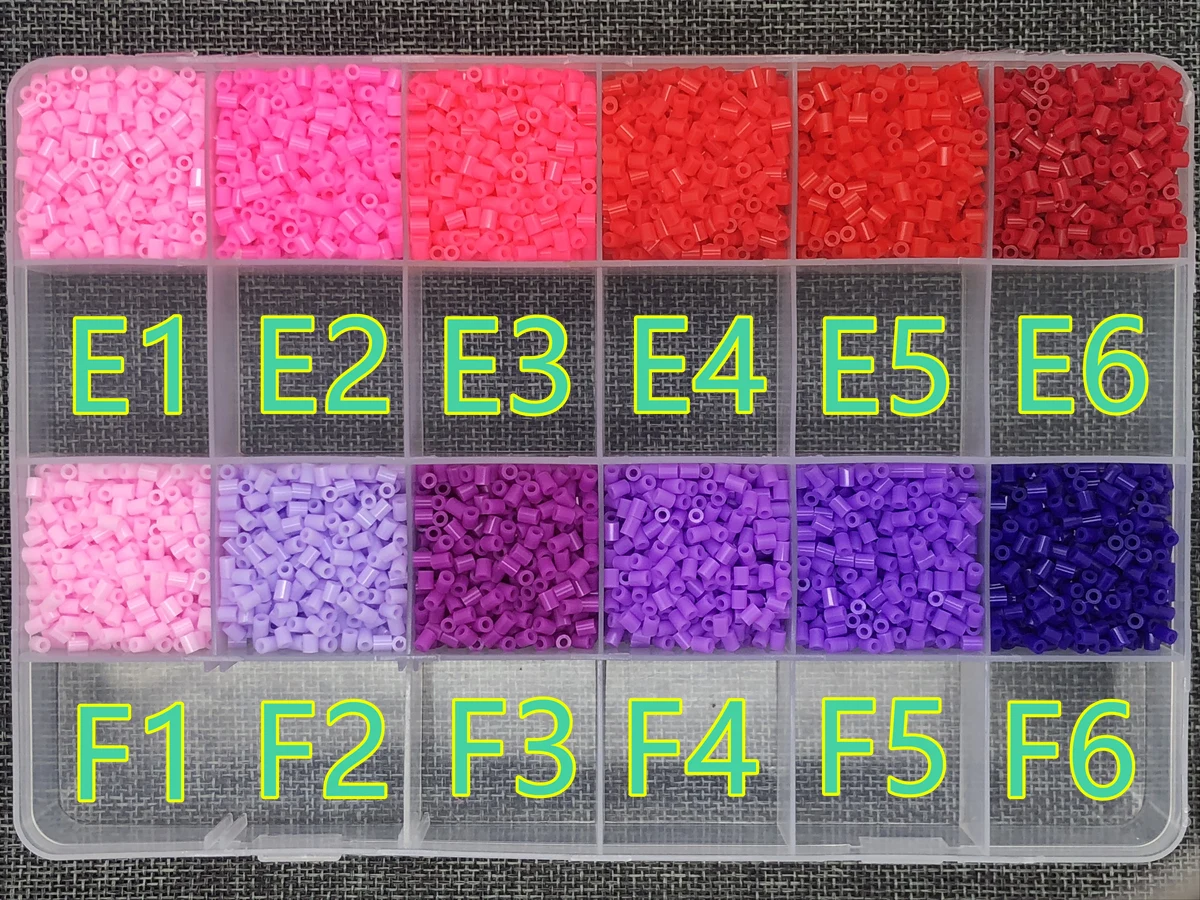 New 1000 PCS 2.6MM PERLER BEADS for GREAT Kids Great Fun Many Colors