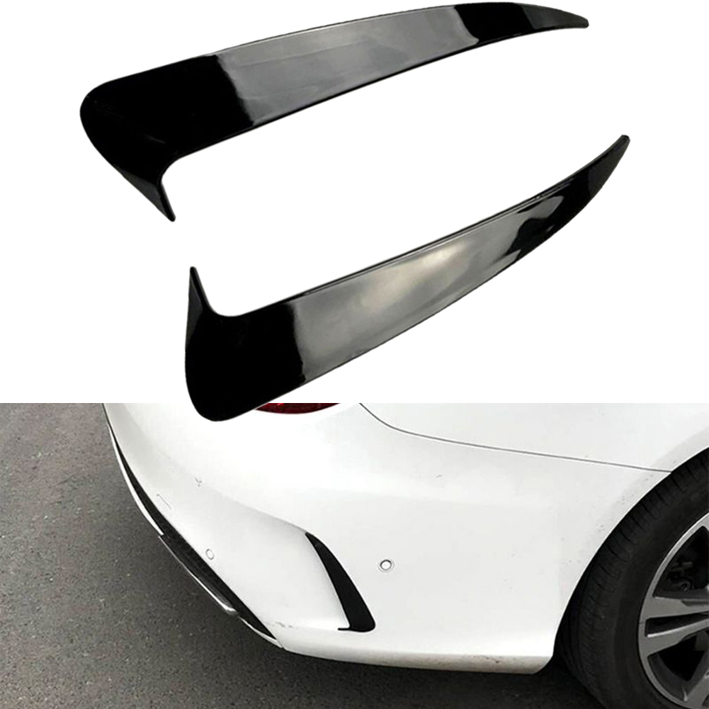 ABS-Rear Bumper Air Outlet Tail Wind Car Sticker Mercedes Benz C Class W205 Accessories For Vehicles