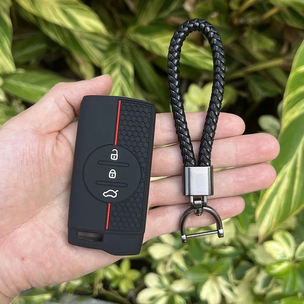 7 Tiggo For Chery 8 Pro Arrizo 5 Eq7 5X 3X Gx Smart ddmysmile Remote Silicone Cover Case Rubber Car Protector Holder Keychain Accessories Smile