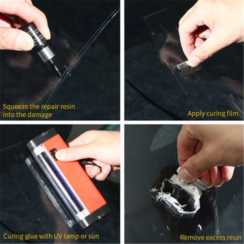 DIY Auto Window Screen Scratch Crack Restore Kit Upgrade Car Windshield Cracked Repair Tool Glass Curing Glue Auto Accessories