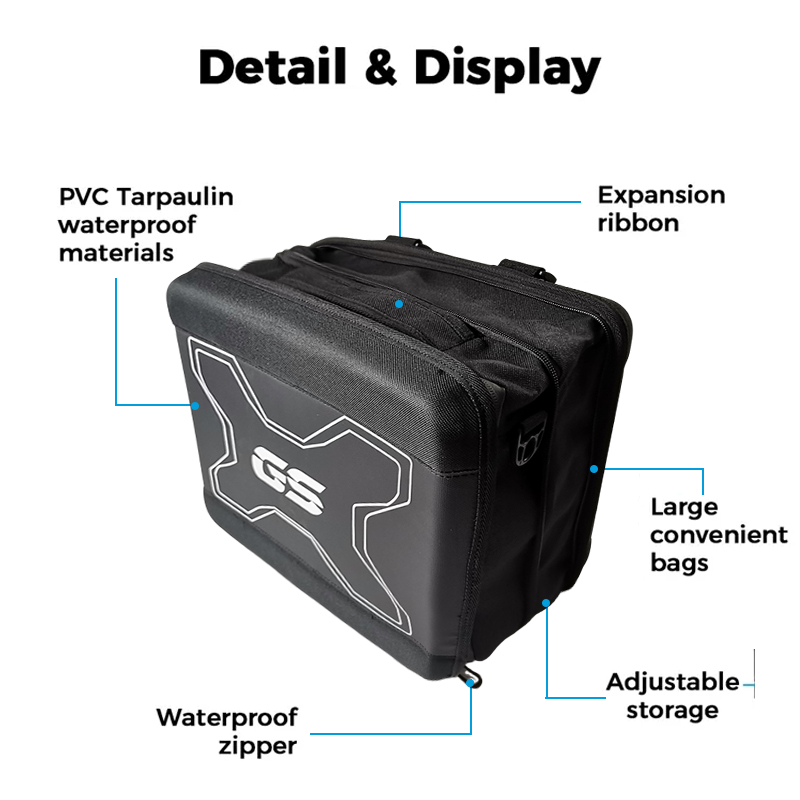 Motorcycle Inner Bags Tool Box Saddle Bag Suitcases Lage For R1200GS ADV Adventure R1250GS R 1200 GS LC F850GS Vario Case