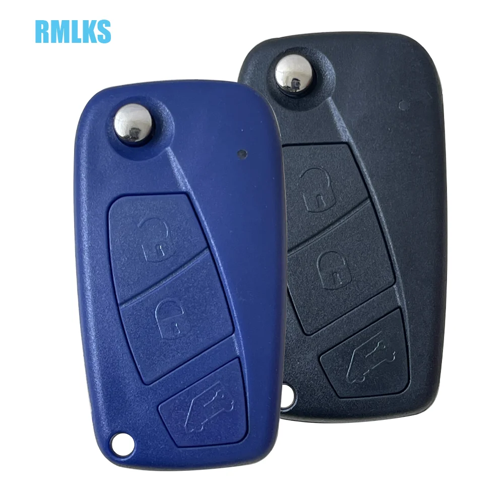 Ducato For FIAT Punto Stilo Panda 2 3 Buttons Replacement Flip Folding Remote Car Key Shell Case Cover SIP22 Blade smile