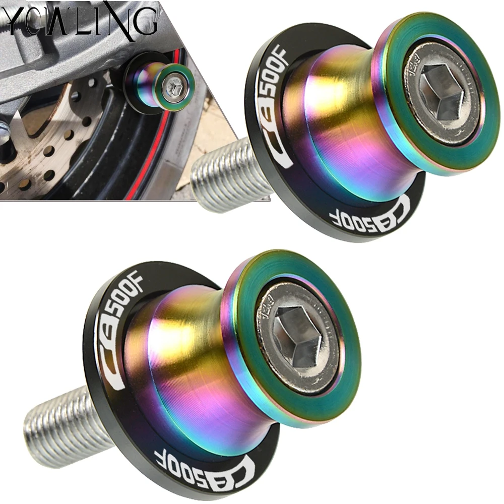 8MM Motorcycle Accessories stands screws Swin garm Swingarm Spools slider For HONDA CB500F CB 500F 2013 2014 2015 2016 2017 2018