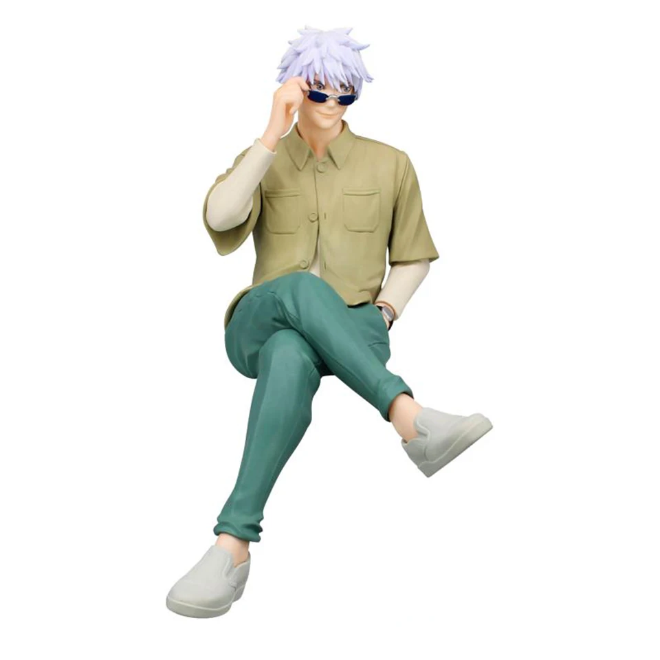 100% Original Genuine FuRyu Jujutsu Kaisen 10cm Gojo Satoru Noodle Stopper Figure For Boy Christmas Present