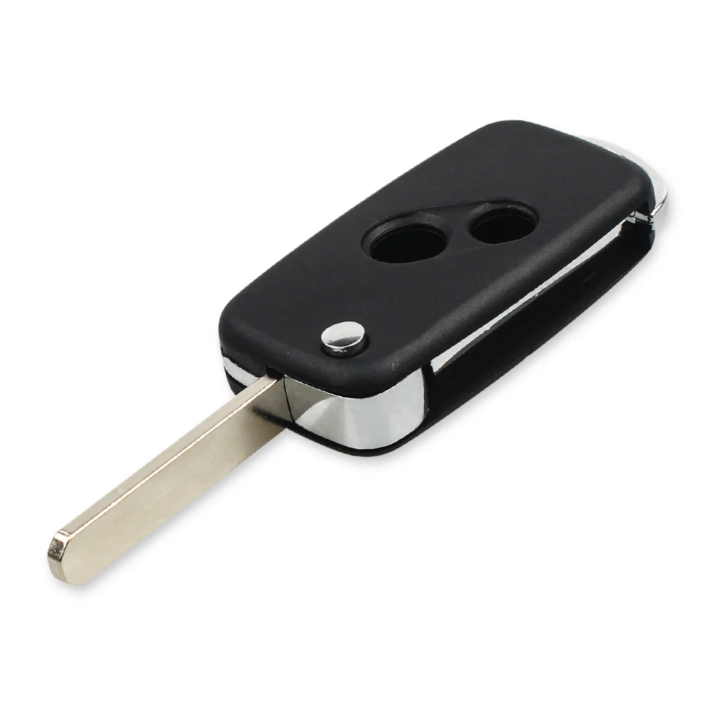 Car KEYYOU Modified Folding Key Case For Honda Accord CR-V Civic Pilot Odyssey 2/3 Buttons Shell Case Cover smile