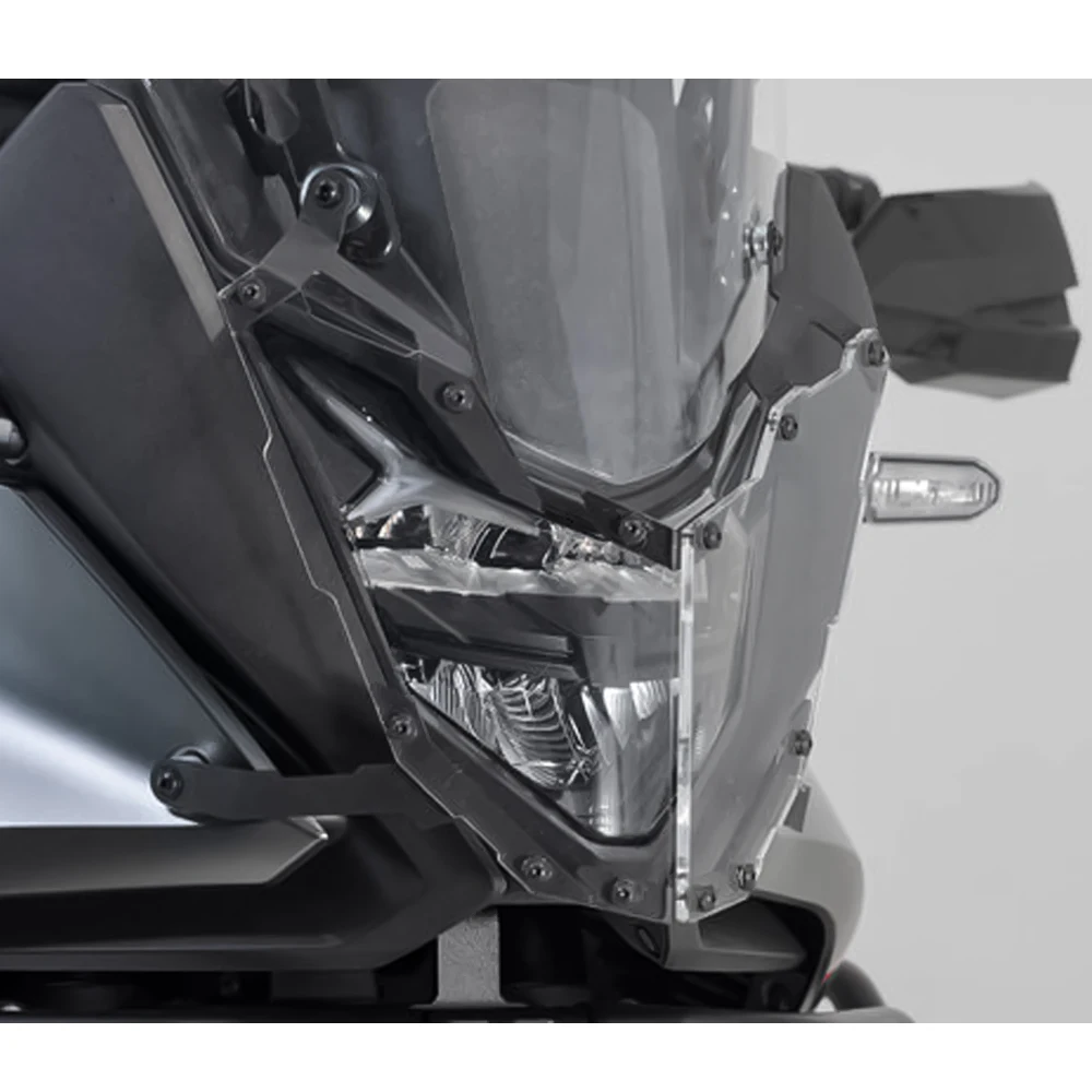 For Honda XL750 XL 750 Transalp 2023 2024 Motorcycle Accessories Protective Guard Acrylic transparent Headlight Protective cover
