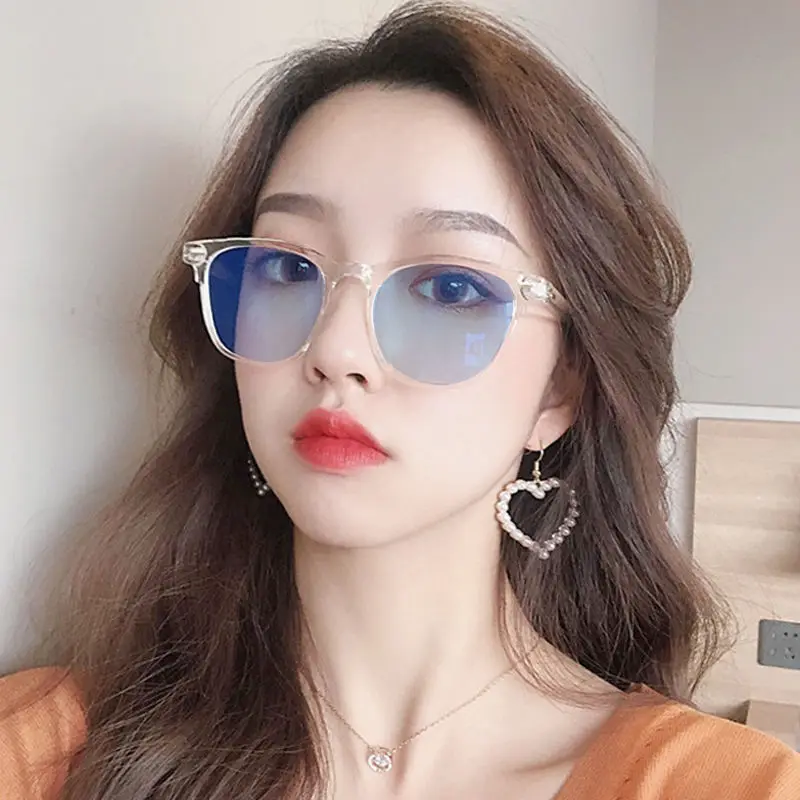 Classic Anti-blue Light Photochromic Myopia 2025 Glasses Ultra Light Eyewear Unisex Oversized Frame Short new Sight Eyeglasses