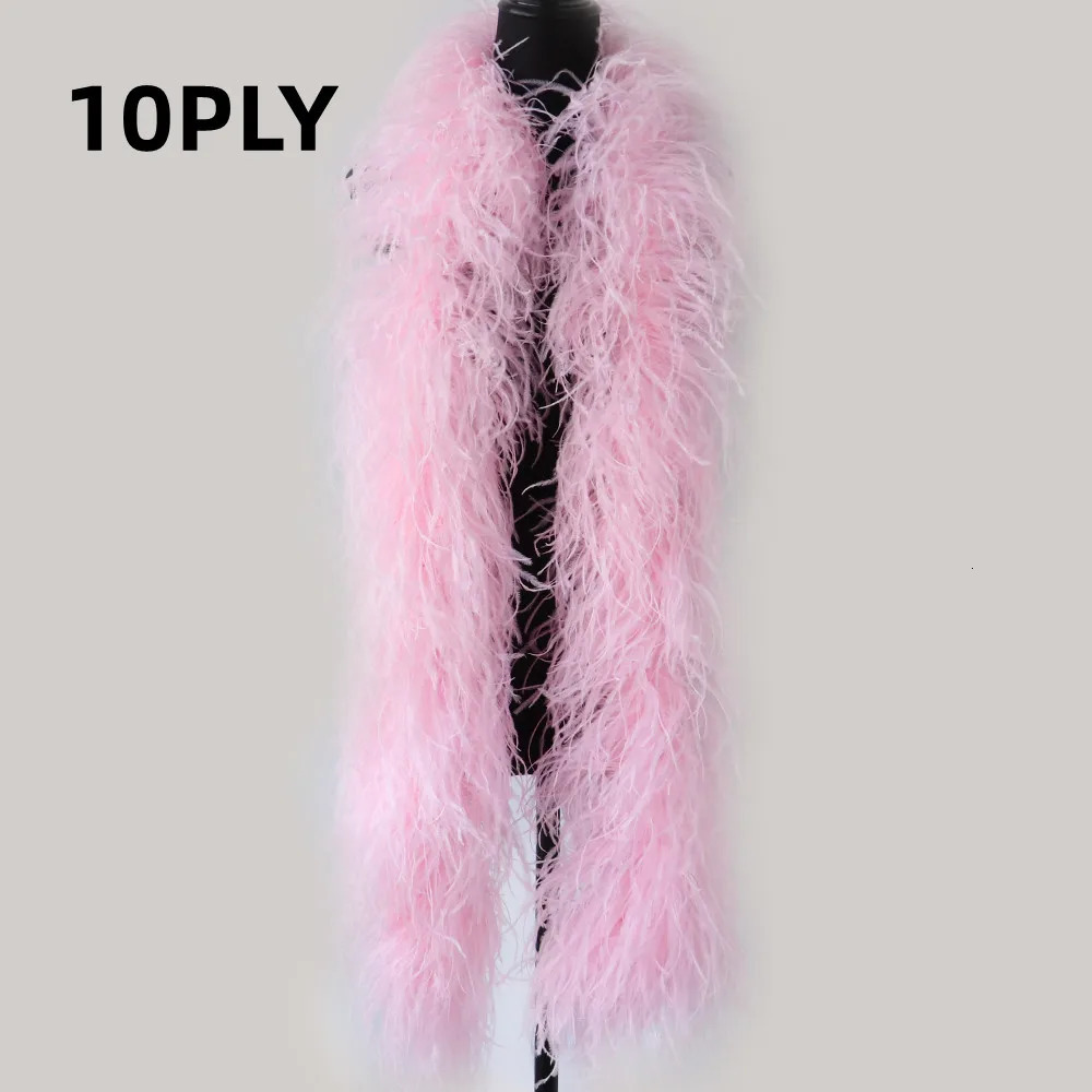 2-meter coarse hair Boa Shawl vintage high-quality fluffy coarse hair wedding dress Dcation Boas 10/15 layers 241108