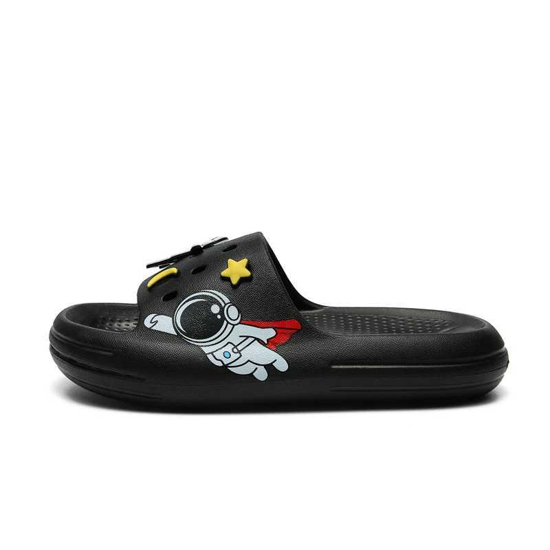 Slipper Cartoon Astronaut Children Slippers Boy Girls Casual Shoes Flat Beach Water Shoes Indoor Soft Kids Cute Flip Flops for Boy Girl 2449