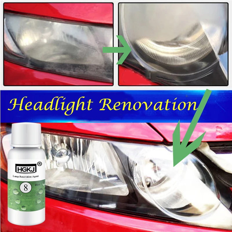 HGKJ-8-20ML Car Polishing Repair Kit Clean Retreading Agent headlight restorer Polishing Anti-scratch Liquid Car Chemicals