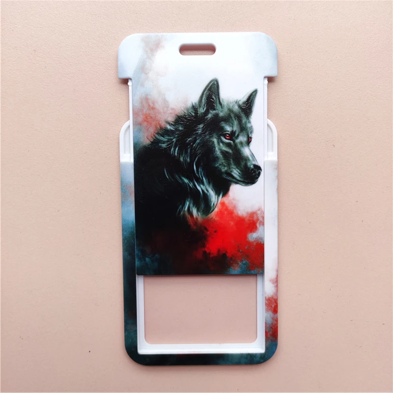 Woes Pattern Animal Lanyard ID Badge Card Holder new Office Worker Cardholder Cover Credit Card Case 2025 Card Protector Christmas Gift