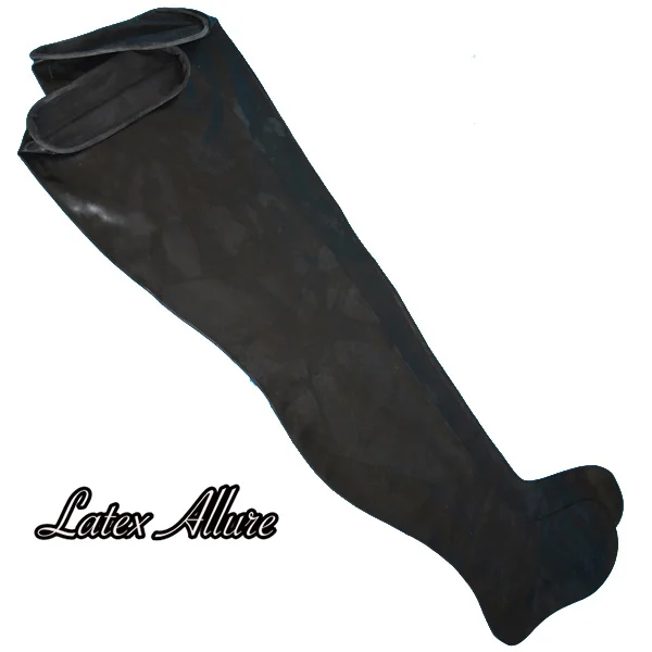 Latex Mold Unisex Hammer Stocking Gummi High Thigh Rubber Latex Long Socks smile