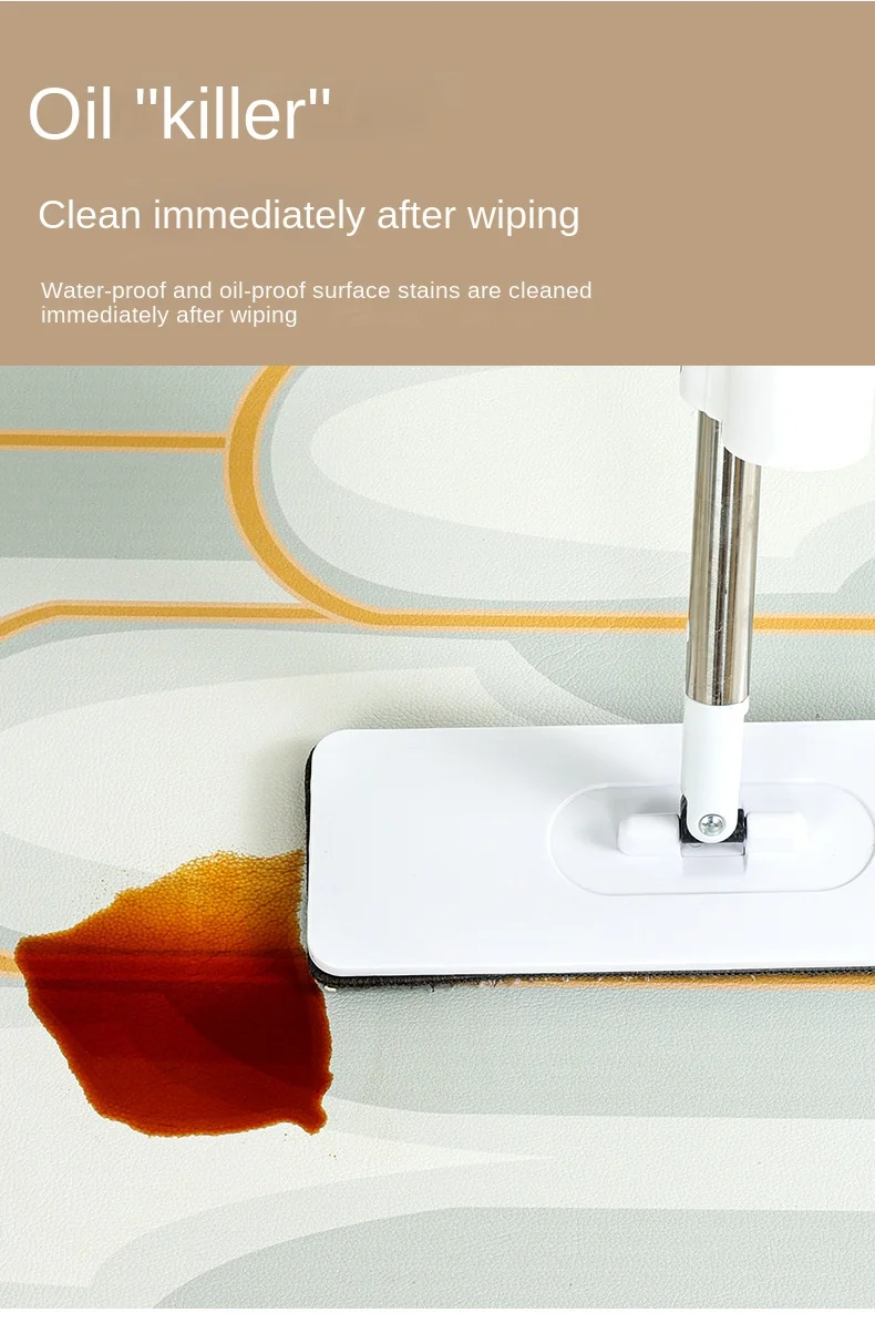 Balcony Entry Floor PVC Mat Kitchen Waterproof Oil-proof Non-slip Carpet Large-area Carpets Dirt-resistant Easy To Clean Rugs smile