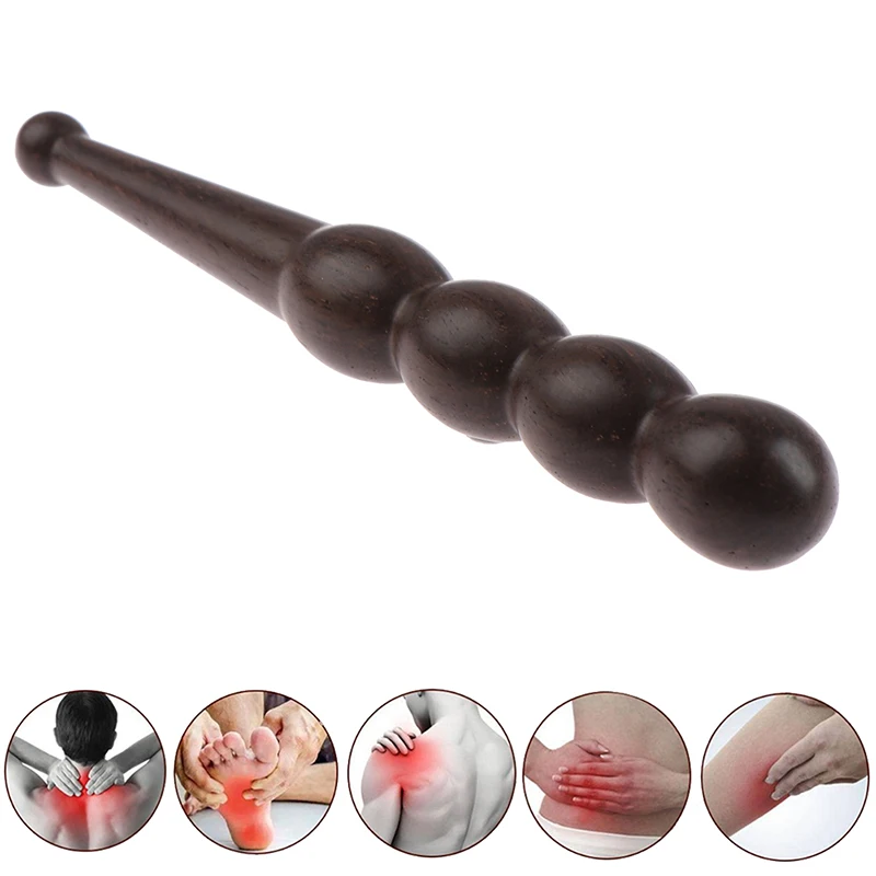 1PC Wood stick wooden acupoint massage spa foot hand reflexology body Acupressure Tools