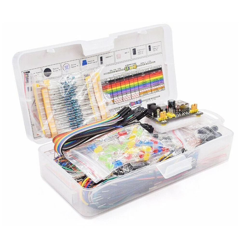 DIY Project Starter Kit For Arduino UNO R3 DIY Electronic Component Set With 830Tie-points Breadboard