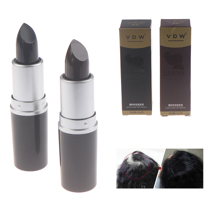 One-Time Hair dye Instant Gray Root Coverage Hair Color Modify Cream Stick Temporary Cover Up White Hair Colour Dye 3.8g