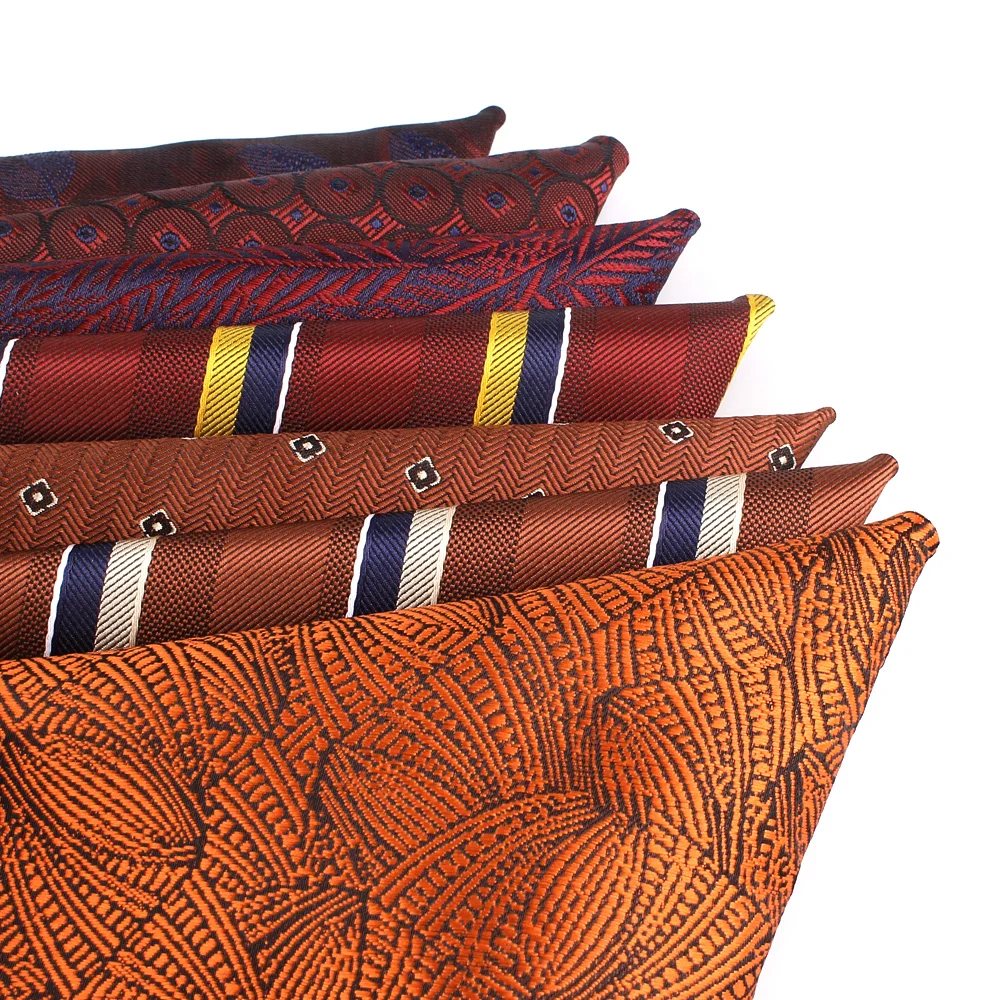 Square Pocket New Floral For Men Women Striped Chest Towel Hanky Gentlemen Hankies Men's Handkerchief Suits Pocket Towel Gifts smile 's