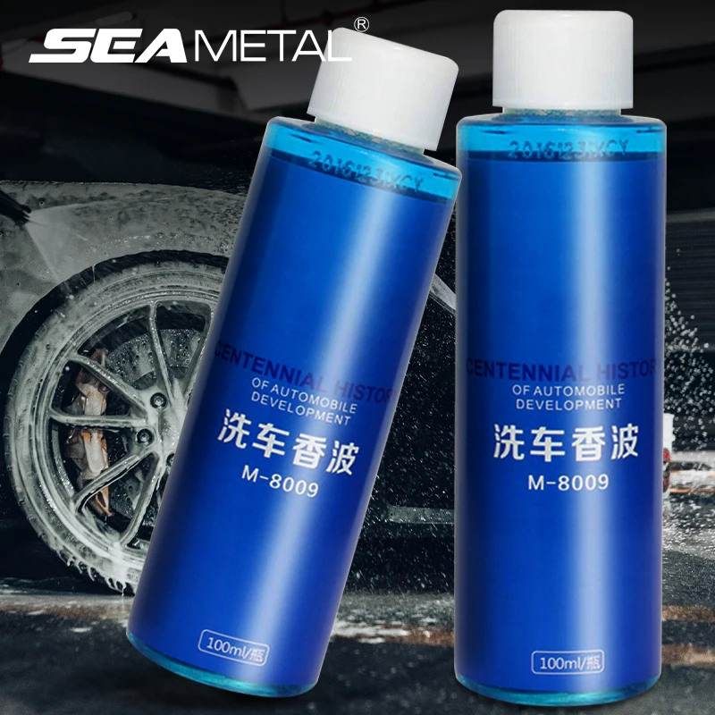 SEAMETAL 100ml Concentrated Car Wash Liquid Multifunctional Car Cleaning Shampoo Soap Foam Towel Kits for Car Wash Accessories