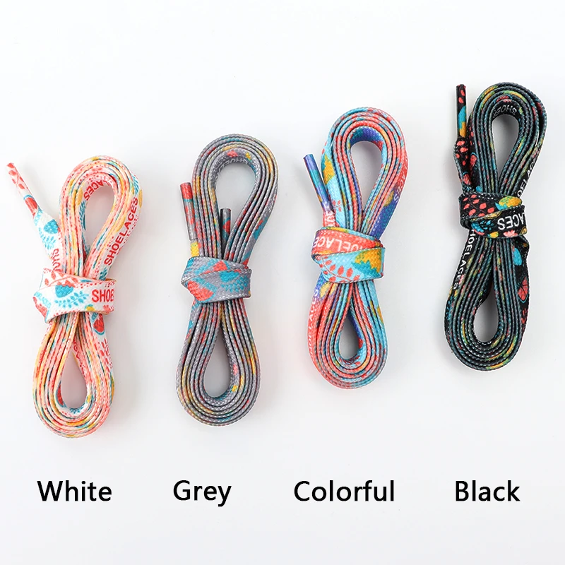 Canvas Casual Shoelaces Fruits Flat Shoe Laces for Sneakers Kids Women Man Shoelace Colorful Classic Shoe Lace Shoestrings 2pcs smile