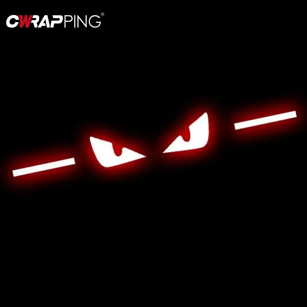 1PCS Car Personality Eagle Eye Brake 2025 Tail Light Sticker Auto Light Hawkeye Styling Decorate Sticker for new Chery Tiggo 7 Stickers
