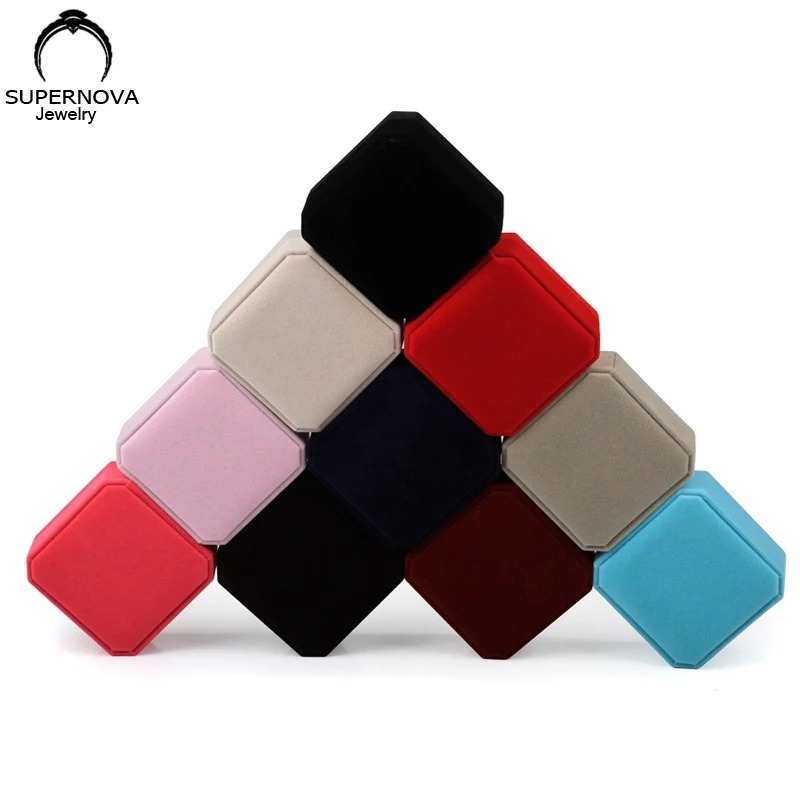 Jewelry Box Veet Boutique Ring Necklace Earring Jewelry Set Gift Box Bracelet Storage Jewelry ddmysmile Storage Box Tray Storage Smile