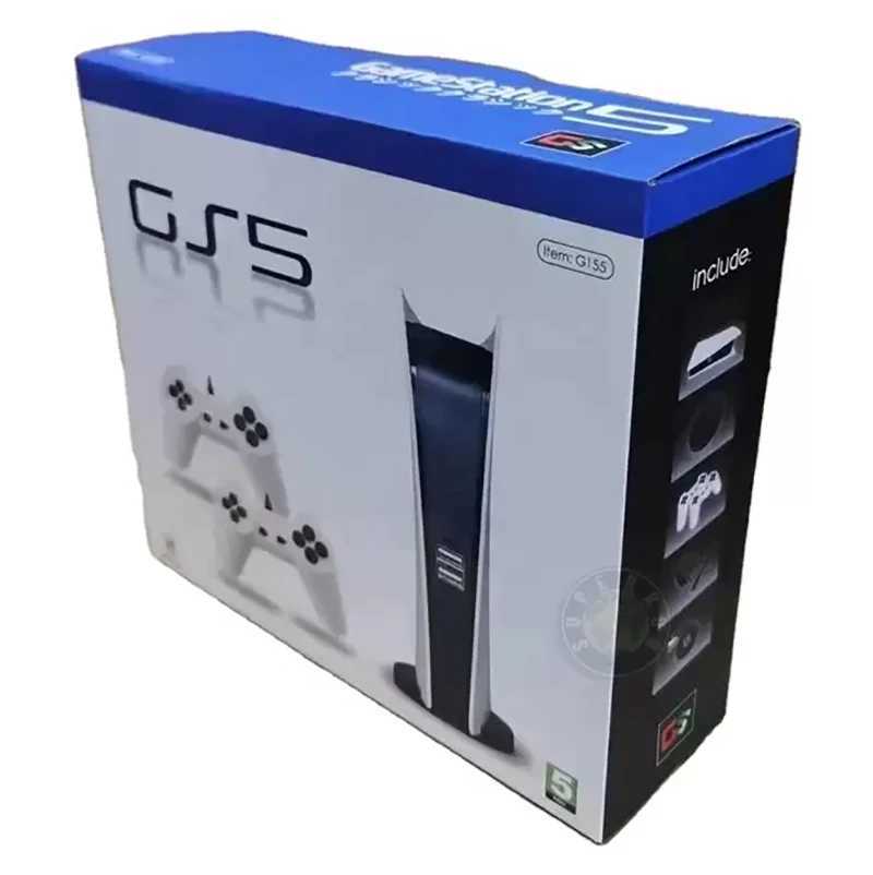 Gamestation 5 Console AV-OUT He TV Game Console Game Station 5 200Games Double Handle EU/US/UK Plug Y241109 - view 7