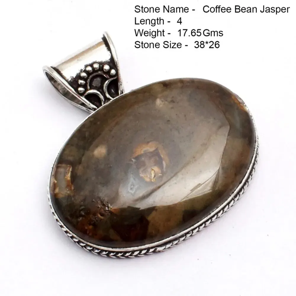 ite Ruby Larimar Genuine Labradorite Moonstone Agate Jasper Lapis Rose Quartz Pendant Siers overlay Copper smile