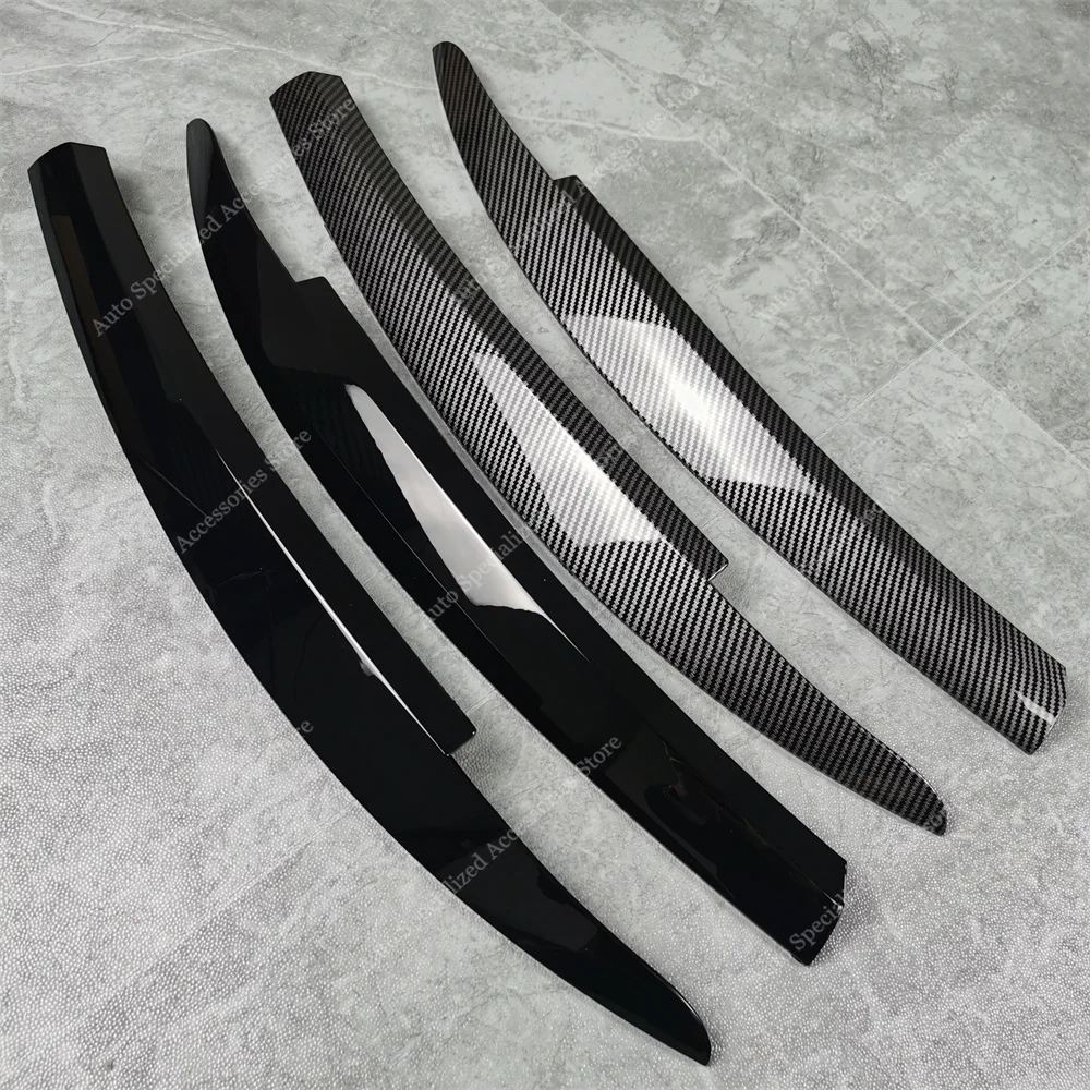 For VW Scirocco Gloss Evil Eyebrows Eyelids Scirocco MK3 MK3.5 137 138 Tsi Tdi Tfsi R BodyKit Headlight ABS 3D Sticker 2008-2017