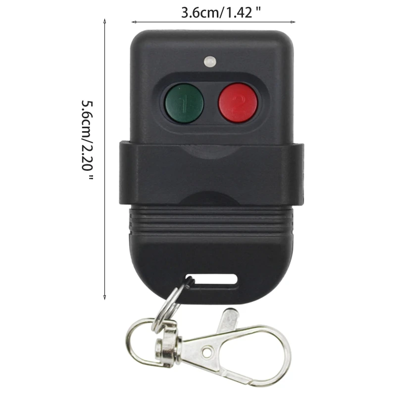2025 1 Piece Professional 330mhz or 433mhz Garage Door Duplicator Remote Control Compatible with SMC5326 Garage new Door Free Shipping