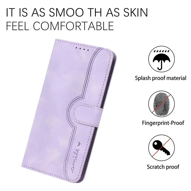 Card Solid Color Flip Slot Wallet Leather Case For Samsung Galaxy A54 A51 A34 A33 A31 A14 A13 S23 Plus S22 Ultra S21 S20 FE S10 smile
